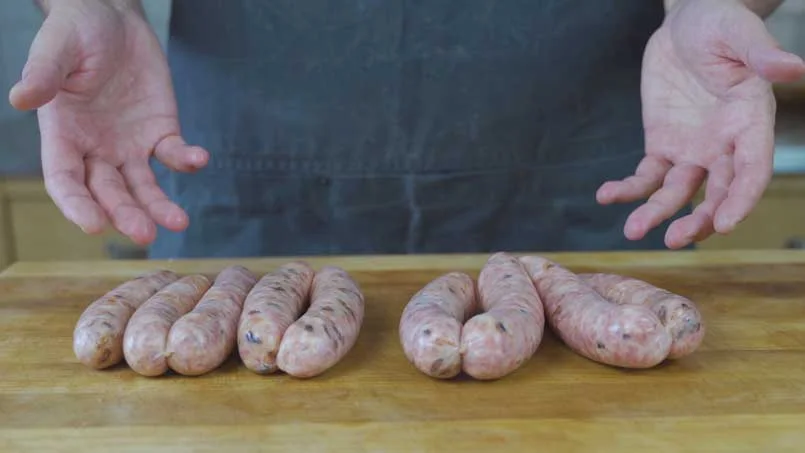 Mashed-potato Bratwurst from the masterclass