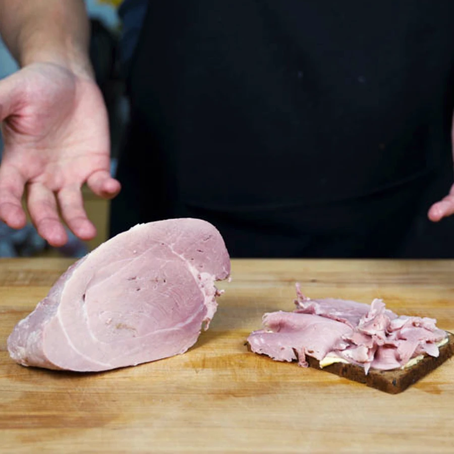 Classic cooked ham made with Daniel's recipe