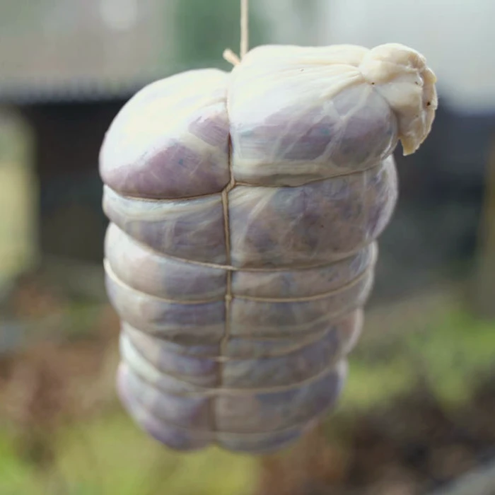 Coppa hanging to dry and ripen