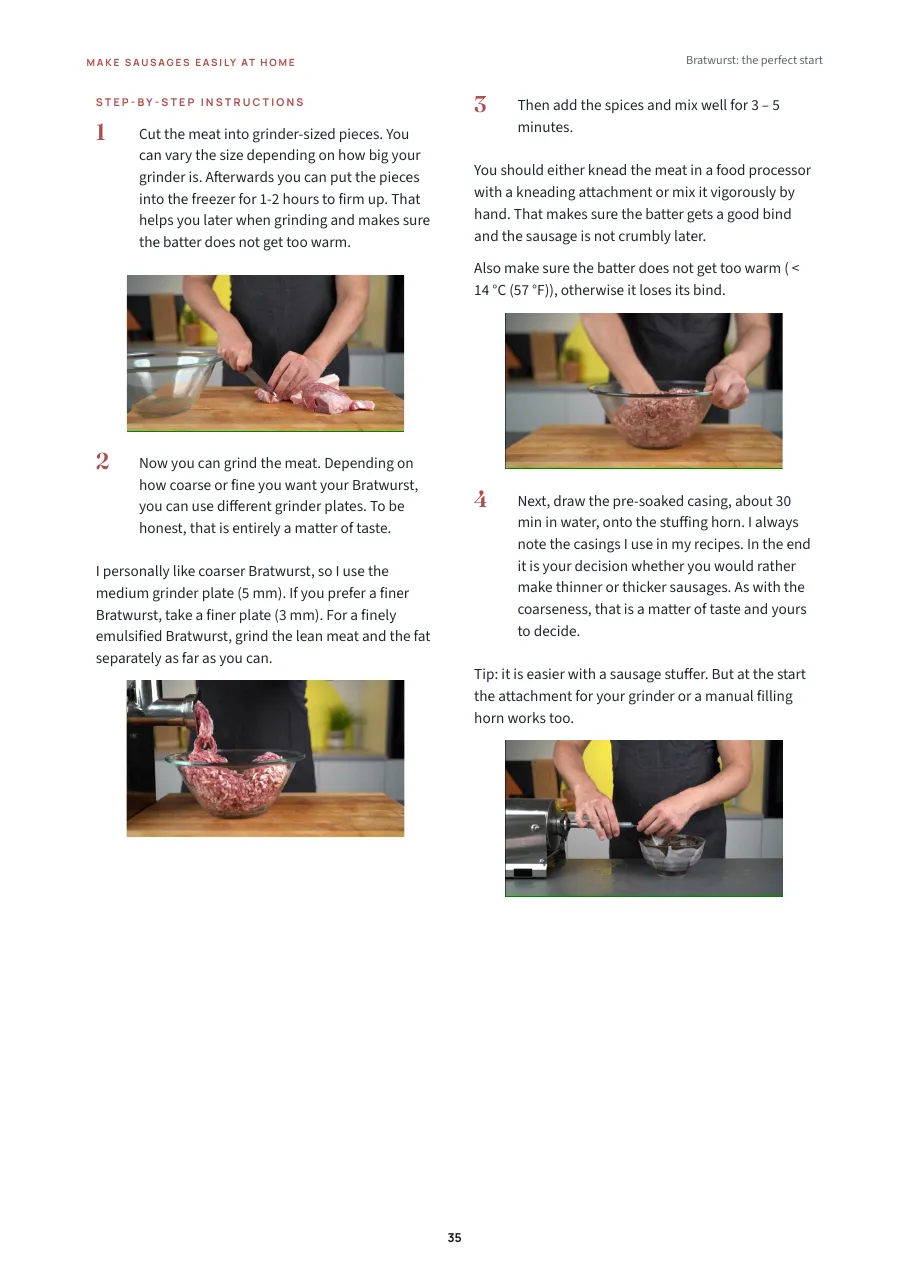 Page from the book: step-by-step instructions with a photo for every step