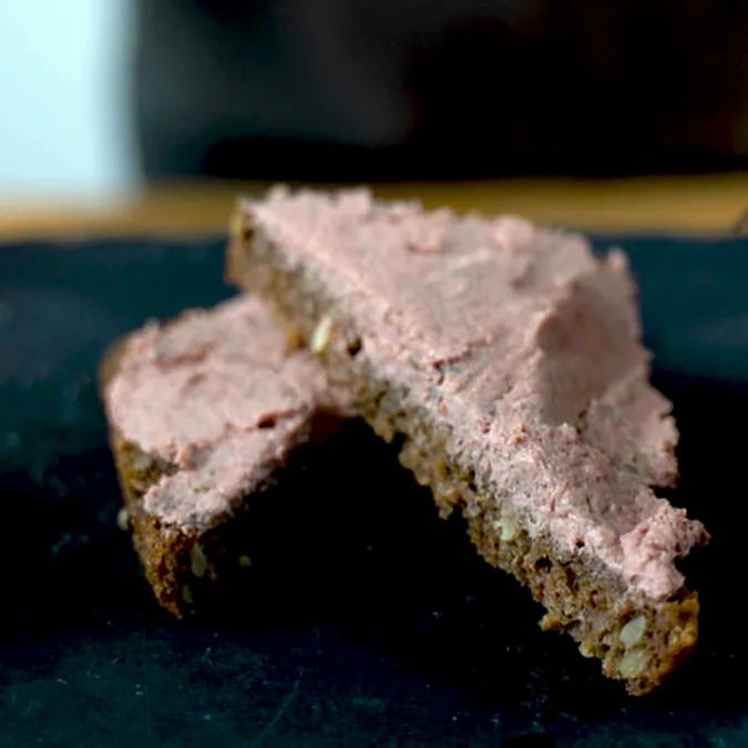 Liver sausage made with Daniel's recipe