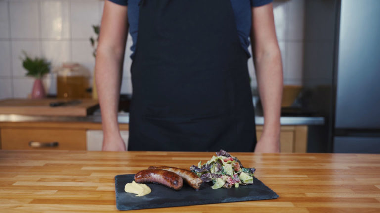 Bratwurst ready