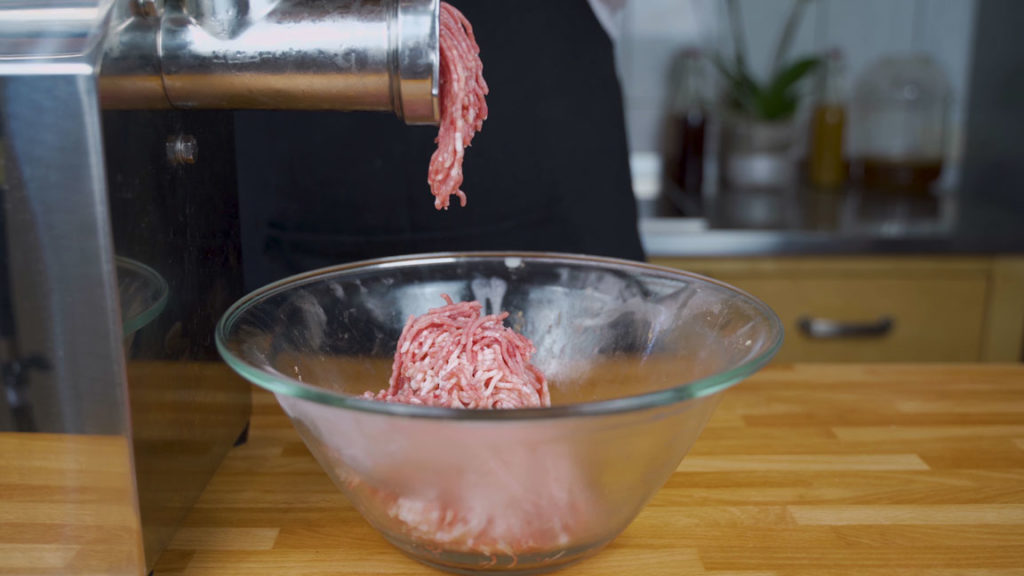 veal sausage - grind meat