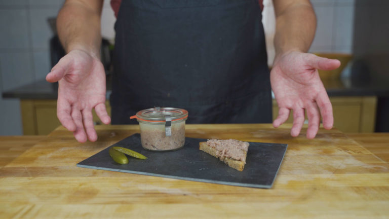 Goose rillette-ready