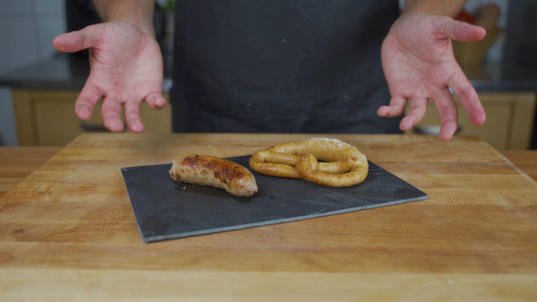 Silesian weisswurst - ready