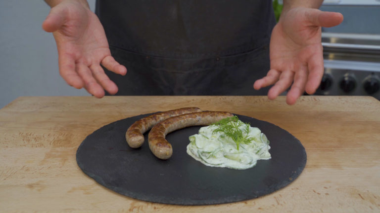 wild boar sausage - ready