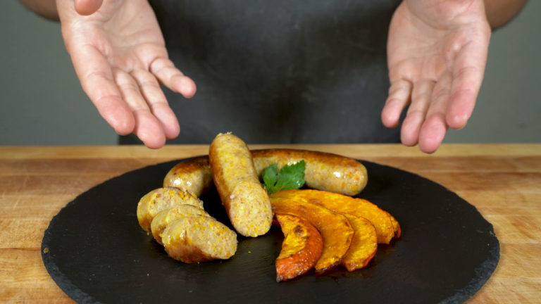 Pumpkin sausage - ready