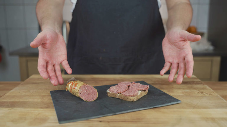 cooked salami-ready