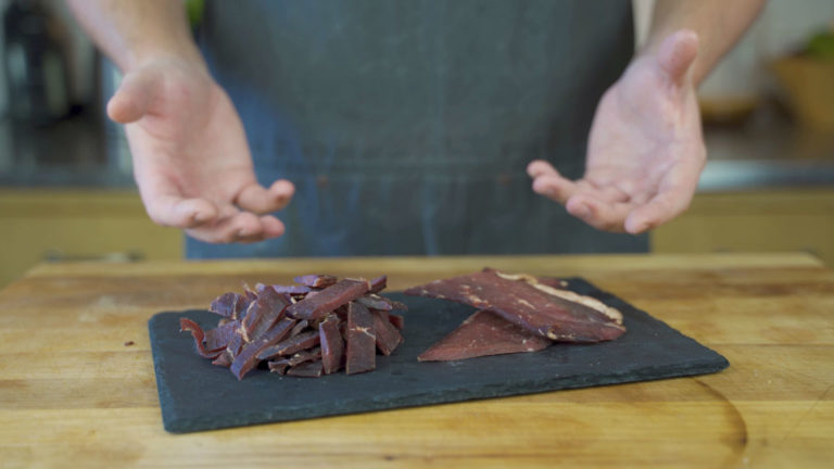 Biltong-ready