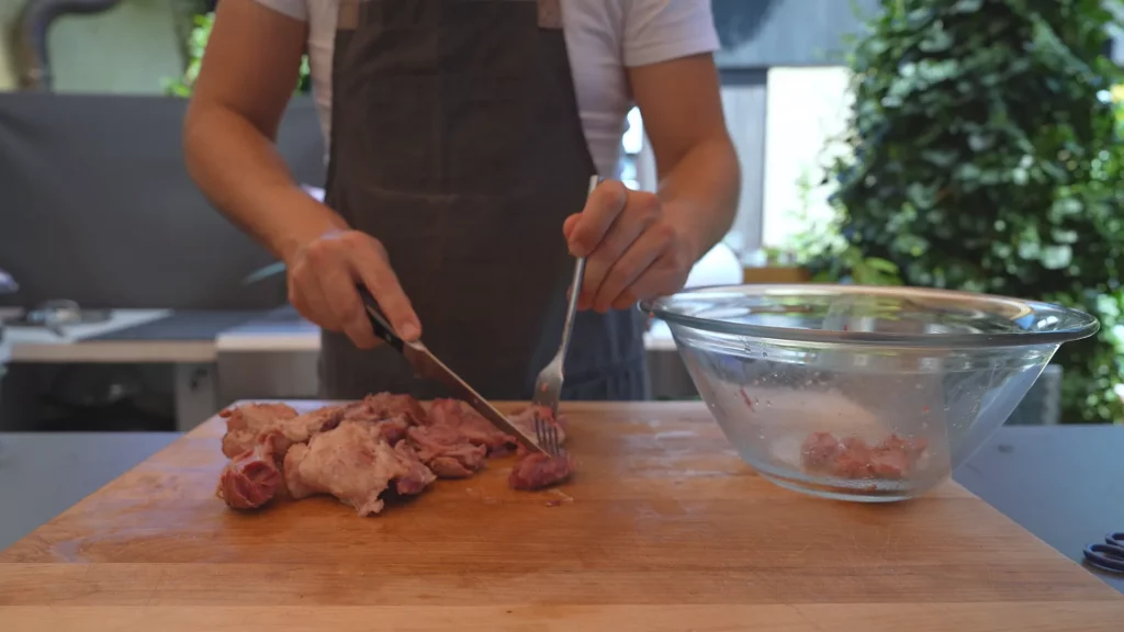 Pork knuckle brawn - meat