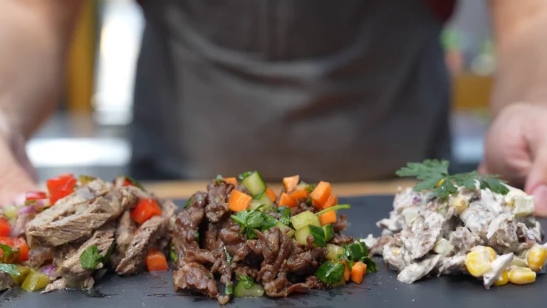 Beef salad - ready