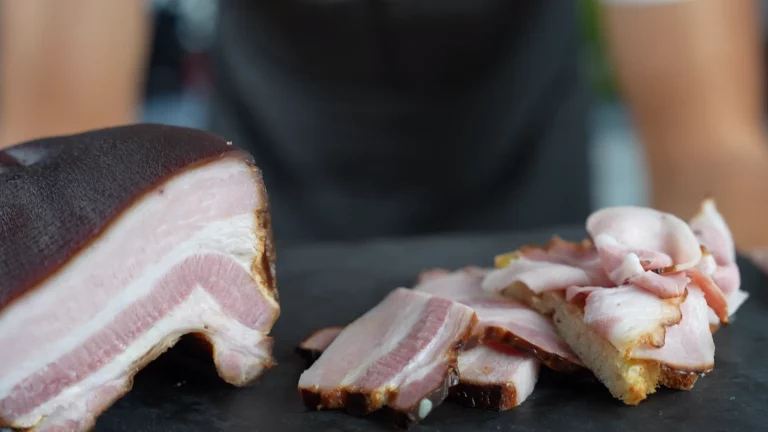 hot smoked pork belly - ready