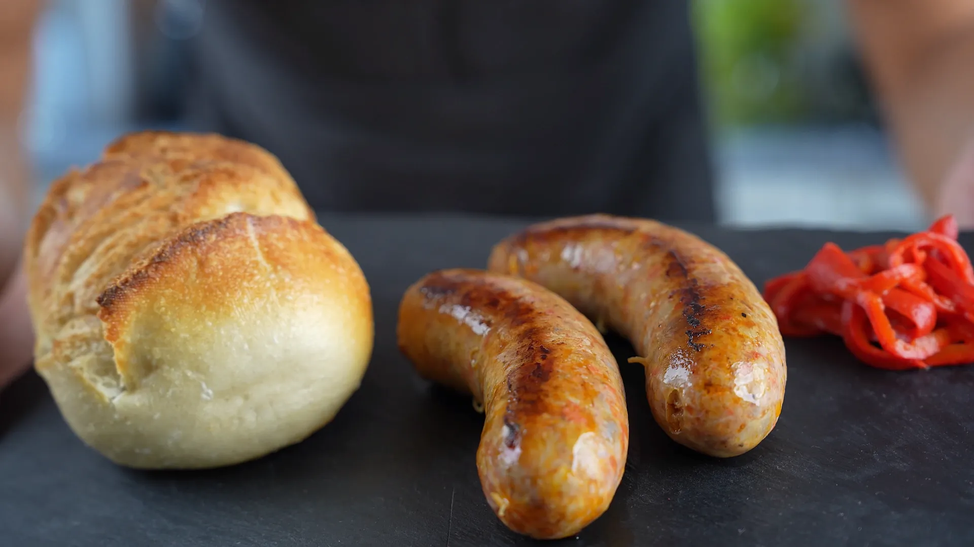 Schaschlikbratwurst - Not on a skewer but still really tasty