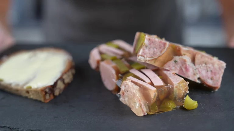 sausage in aspic - ready