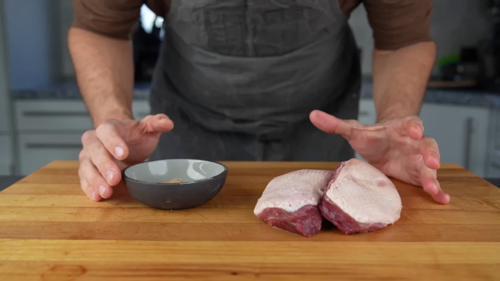 Cold-smoked goose breast - all ingredients