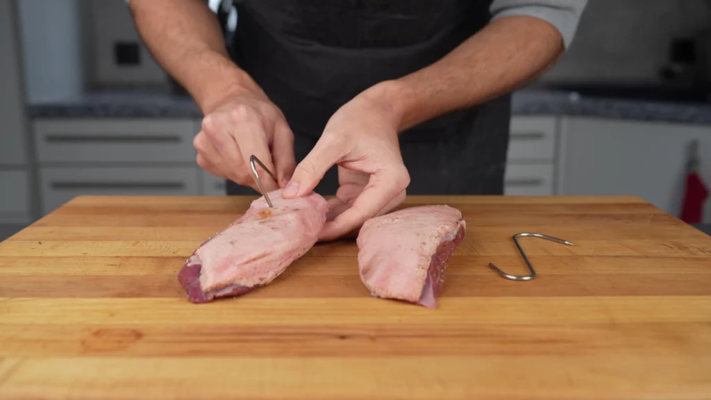 Cold-smoked goose breast - hang