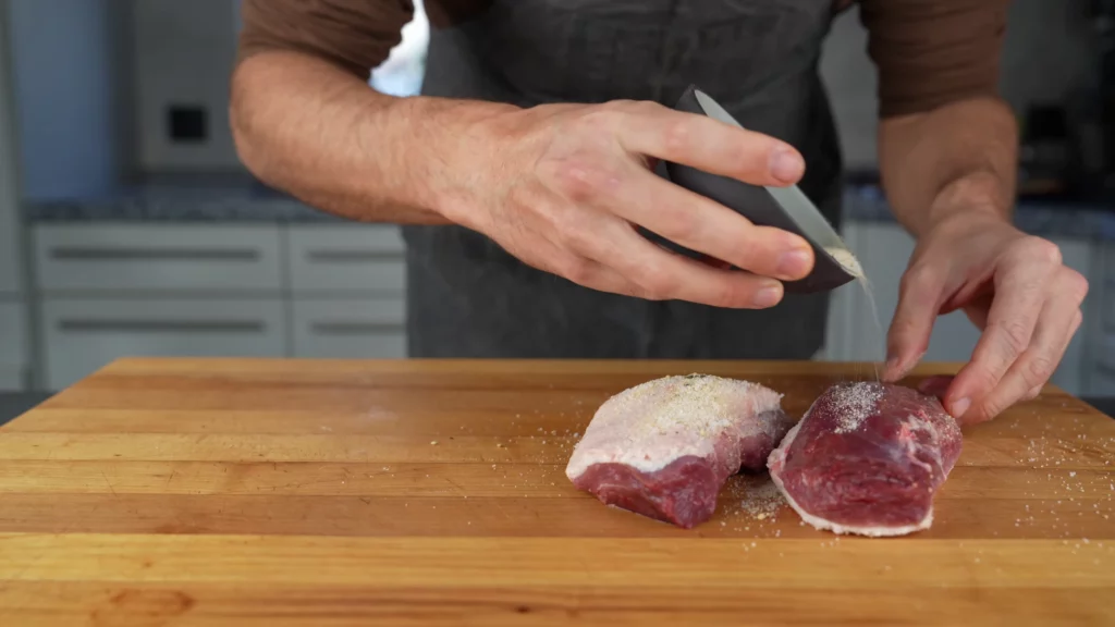 Cold-smoked goose breast - spices