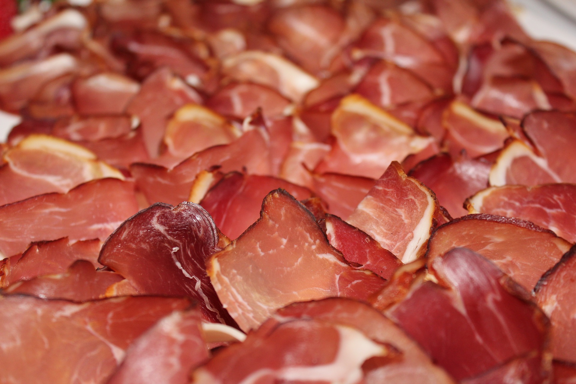 Ham for a charcuterie board