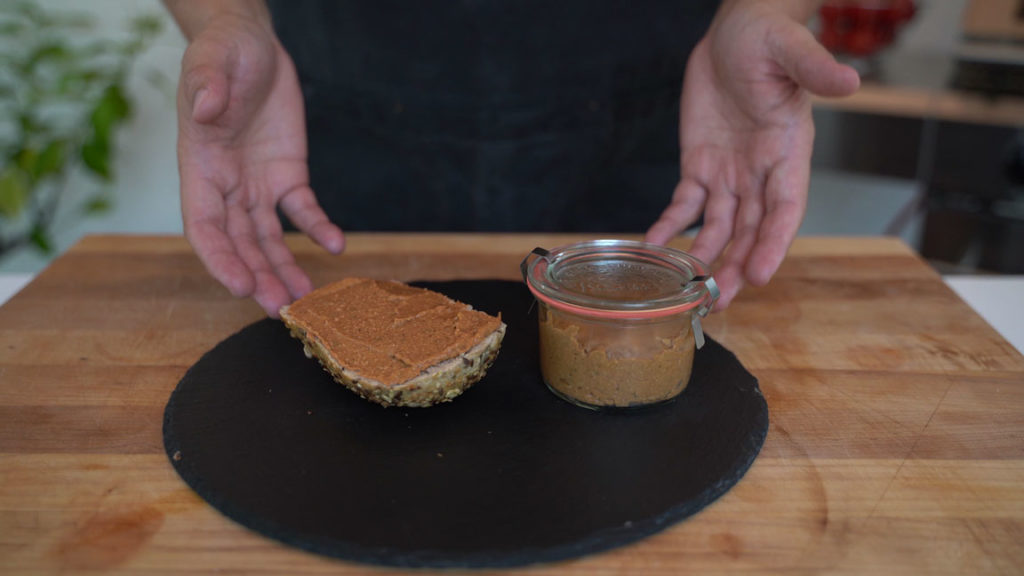 Homemade eggplant spread