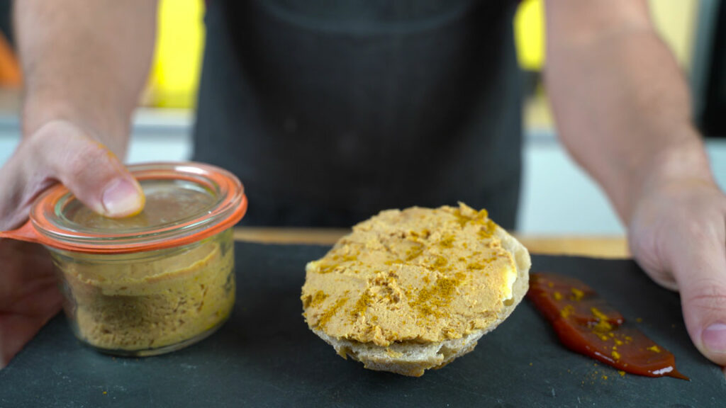 Homemade currywurst spread