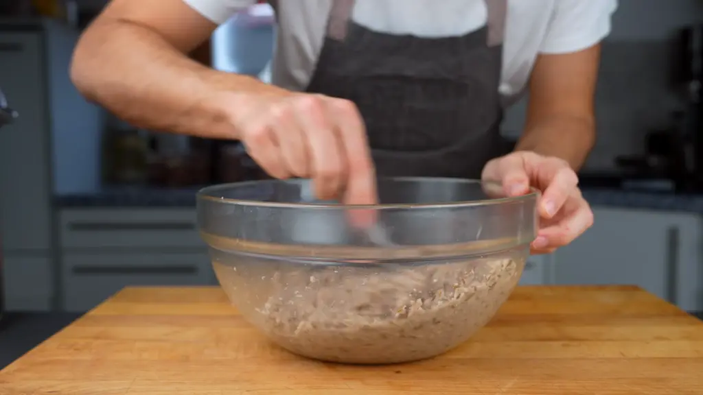 Add caraway and aspic to the meat