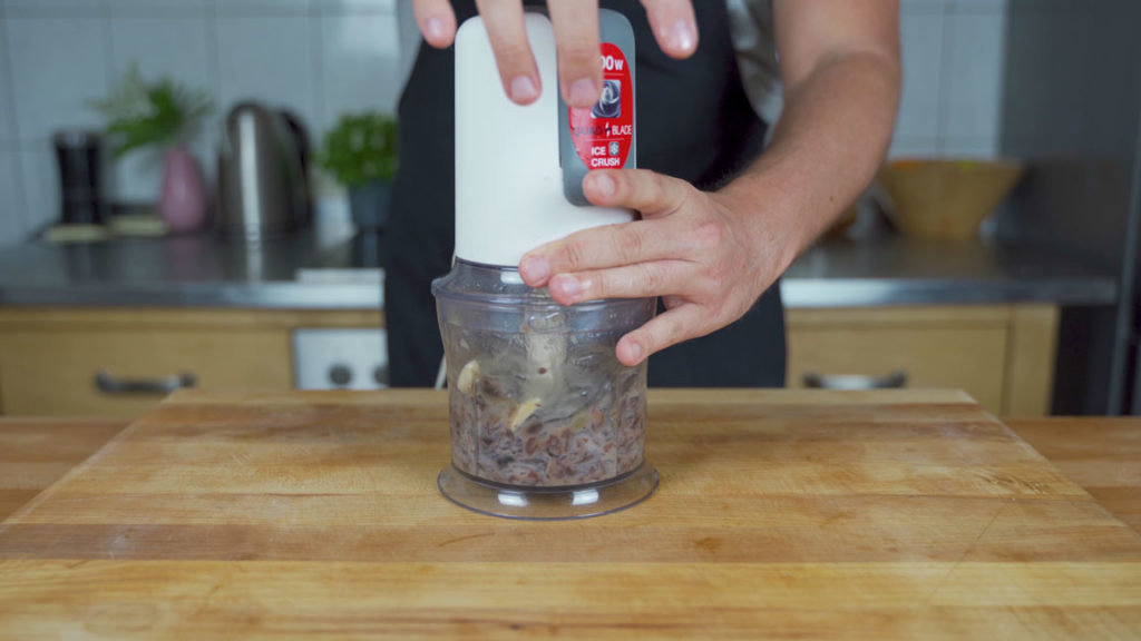 Pulsing the tapenade