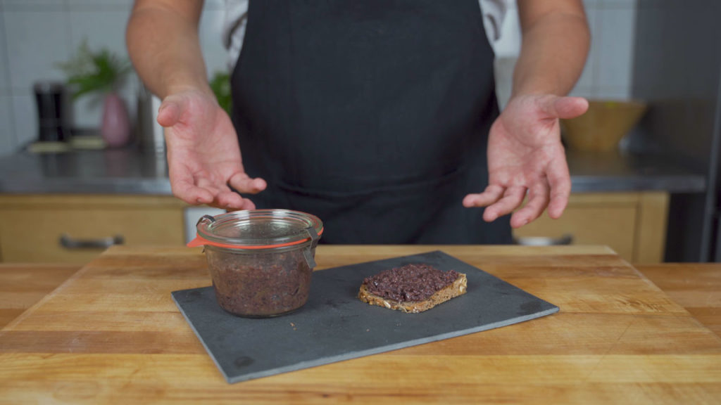 Finished olive tapenade