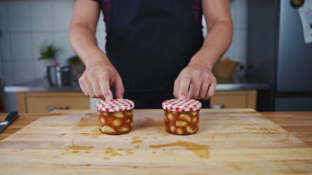 Finished pickled garlic