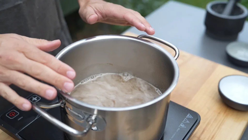 Preparing the curing brine