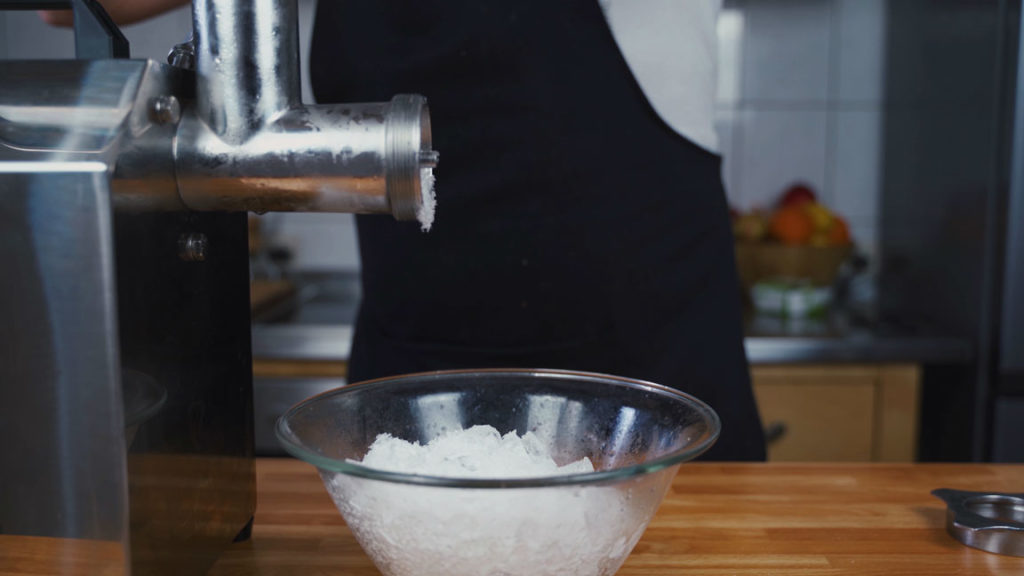 Making crushed ice