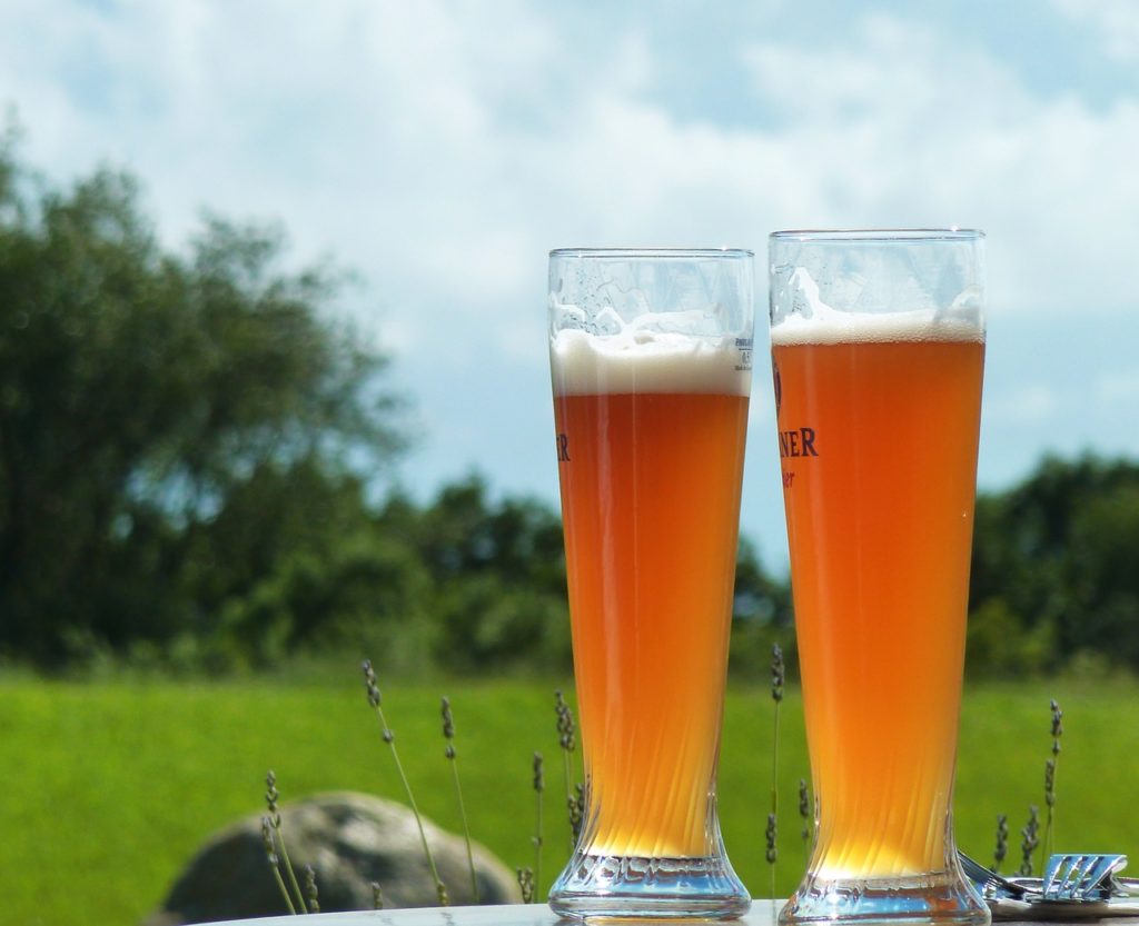 Wheat beer for a Weisswurst breakfast